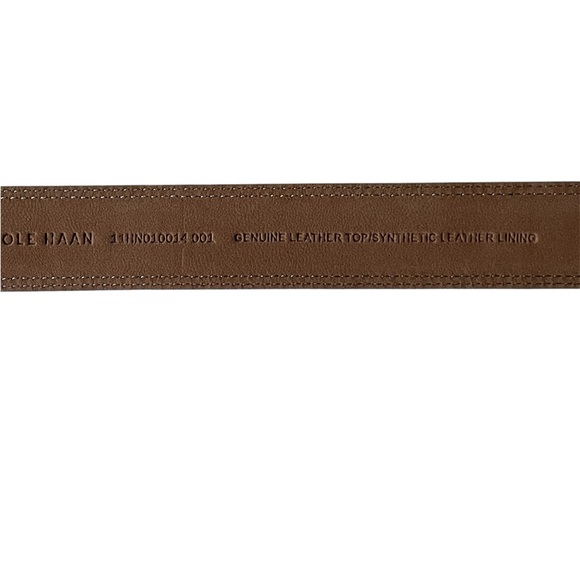 Cole Haan Black Leather Belt - Picture 5 of 9